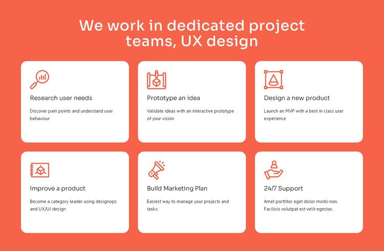 UX design specialization HTML Template