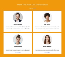 Four Purchasing Managers - HTML5 Blank Template