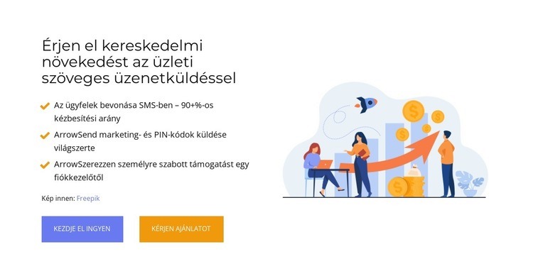 Közös növekedés HTML Sablon