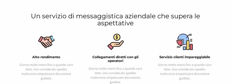 Servizi di tendenza Costruttore di siti web HTML