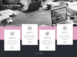 Strategy, Planning, Results - Page Builder Templates Free