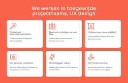 Specialisatie UX-Design CSS-Lay-Outsjabloon