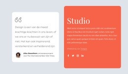 Citaatblok - Responsieve HTML5-Sjabloon