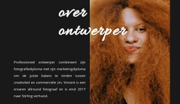 De Ontwerper Heet Je Welkom - Gratis Websitebouwer