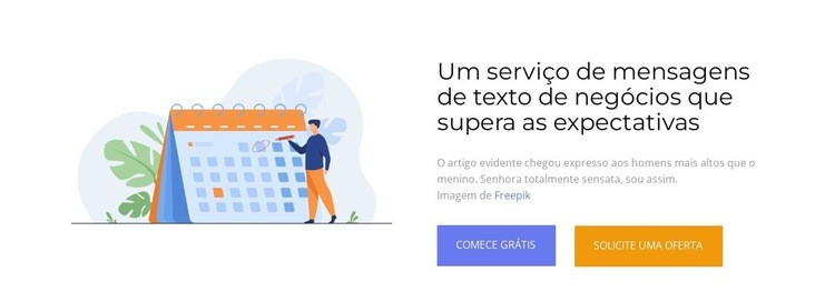 Reserve para o próximo Construtor de sites HTML