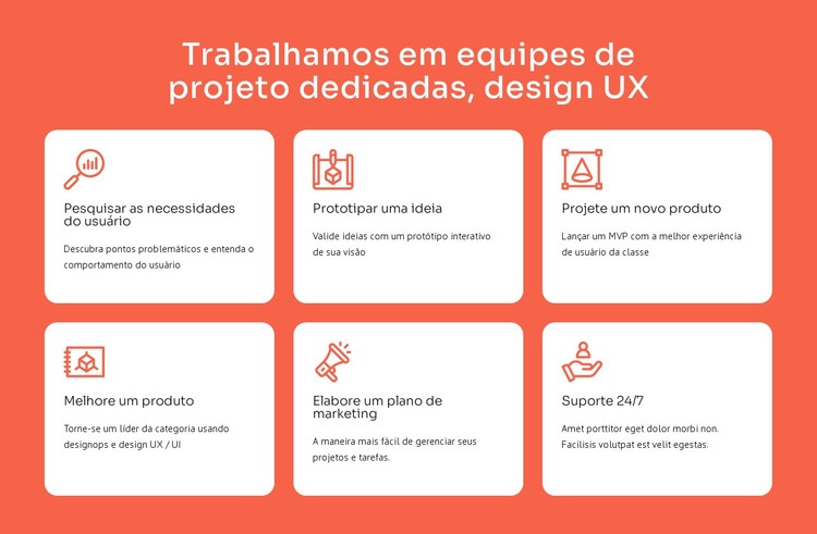 Especialização em design UX Design do site