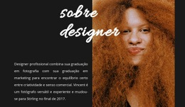 O Designer Dá As Boas-Vindas - Modelo Criativo Multiuso