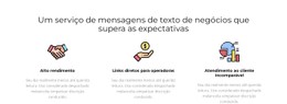 Menu CSS Para Serviços De Tendências