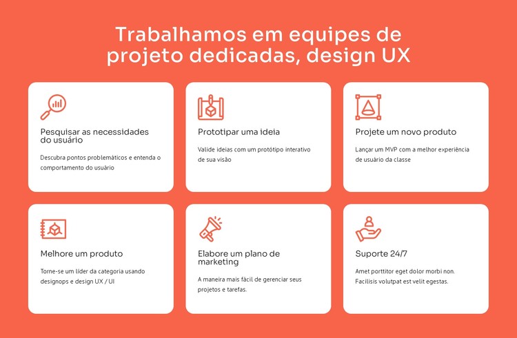 Especialização em design UX Template CSS