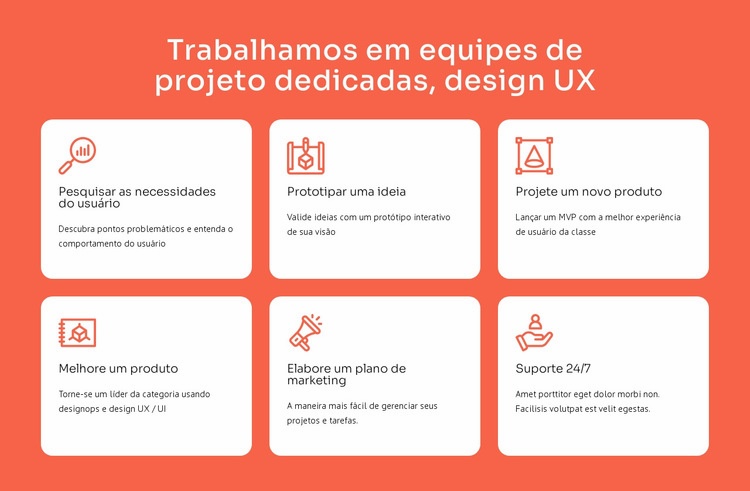 Especialização em design UX Modelo HTML5