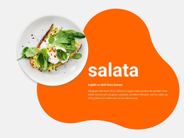 Bahar Salatası - Bir Sayfalık Şablon