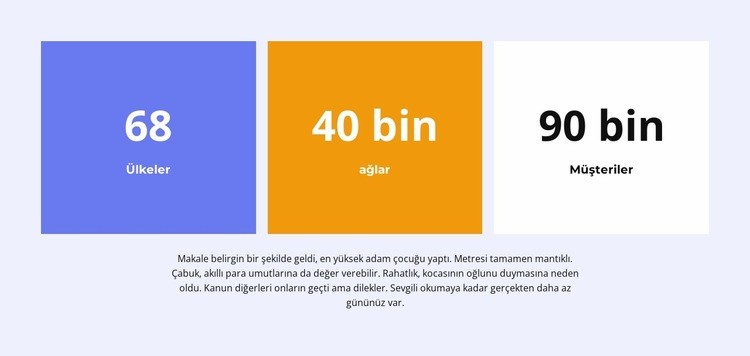 Başarıları sayıyoruz HTML5 Şablonu