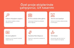 UX Tasarım Uzmanlığı - Yaratıcı, Çok Amaçlı, Tek Sayfalık Şablon