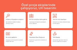 UX Tasarım Uzmanlığı - Easyweb Sitesi Oluşturucu