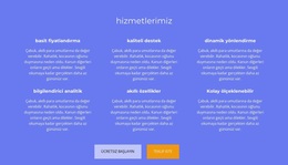 Çok Sayıda Metin - Duyarlı WordPress Teması