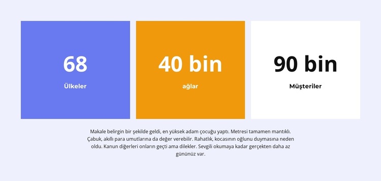 Başarıları sayıyoruz WordPress Teması