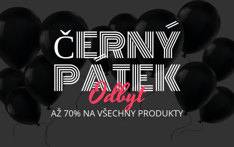 Sleva až 70% na všechny produkty Téma WordPress