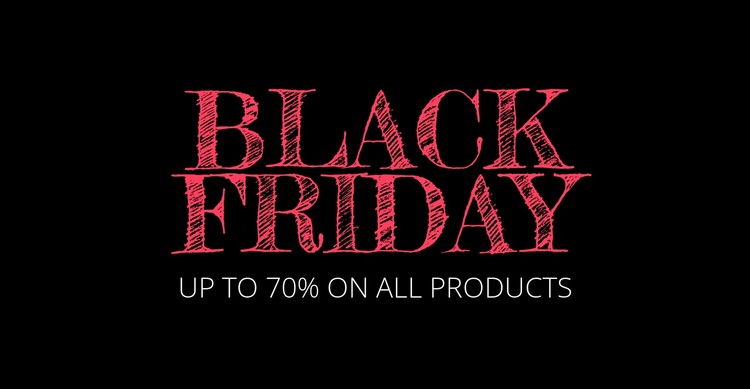 Black friday deals will be back CSS Template