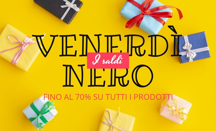 Blocco di vendita con sfondo creativo Progettazione di siti web