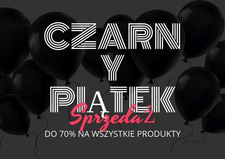 Do 70% zniżki na wszystkie produkty Szablony do tworzenia witryn internetowych