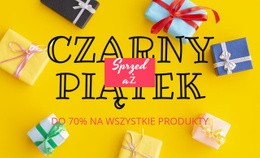 Sprzedaż Blok Z Kreatywnym Tłem Szablon Jednej Strony