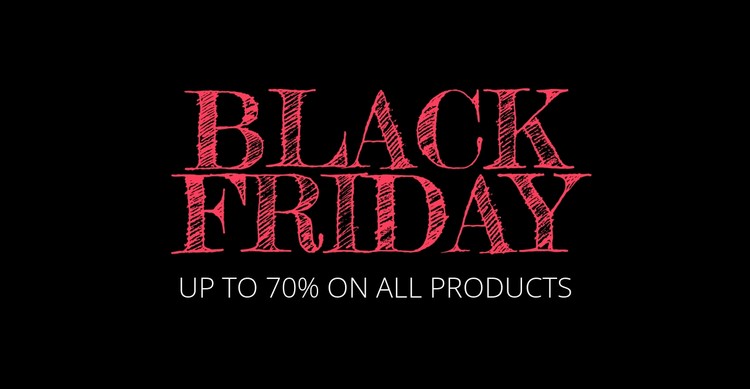 Black friday deals will be back Static Site Generator
