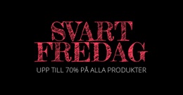 Black Friday -Erbjudanden Kommer Tillbaka – Gratis Nedladdningswebbplatsdesign