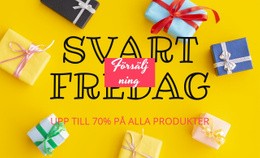 Försäljningsblock Med Kreativ Bakgrund - Responsiv HTML-Mall