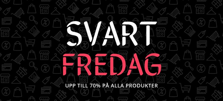 Klädförsäljning HTML-mall