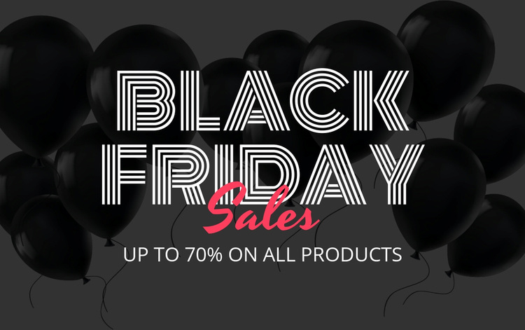Up to 70% off on all products Template