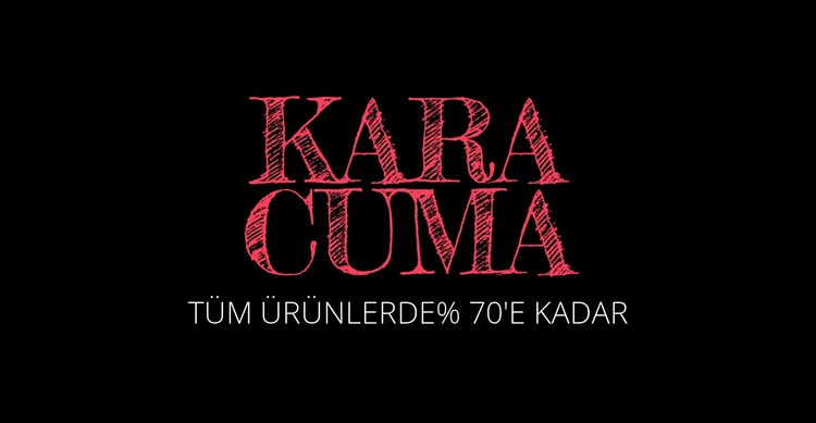 Kara Cuma fırsatları geri dönecek Açılış sayfası