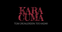 Kara Cuma Fırsatları Geri Dönecek Açılış Sayfası Şablonu