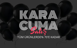 Tüm Ürünlerde% 70'E Varan Indirim - HTML Sayfası Şablonu