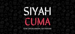 Giyim Satışı Için Bir Sayfa Şablonu