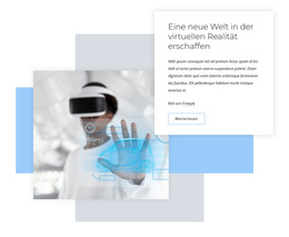 Neue Welt Der Virtuellen Realität Seitenersteller