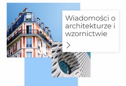 Darmowy Szablon Projektu Dla Wiadomości O Architekturze