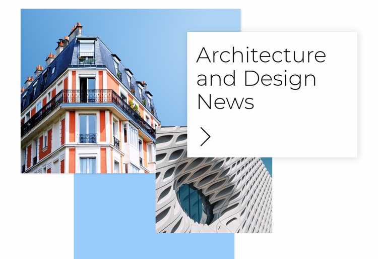 Architecture news Website Design