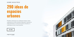 Sitio Web HTML Para Ideas De Espacios Urbanos