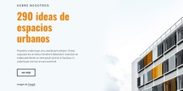 Ideas De Espacios Urbanos - Hermosa Plantilla HTML5