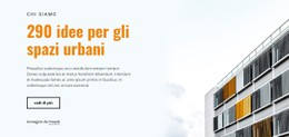 Progettazione Del Sito Web Per Idee Per Gli Spazi Urbani