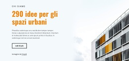 Idee Per Gli Spazi Urbani - Bellissimo Modello HTML5