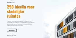 Ideeën Voor Stedelijke Ruimtes - Websitemodel Met Slepen En Neerzetten