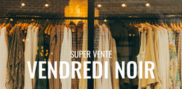 Vente Boutique Black Friday