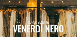 Vendita Boutique Venerdì Nero