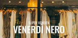 Vendita Boutique Venerdì Nero