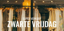 Zwarte Vrijdag Boutique Verkoop - Responsieve HTML5-Sjabloon