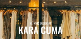 Black Friday Butik Indirimi - Işlevsellik Tasarımı