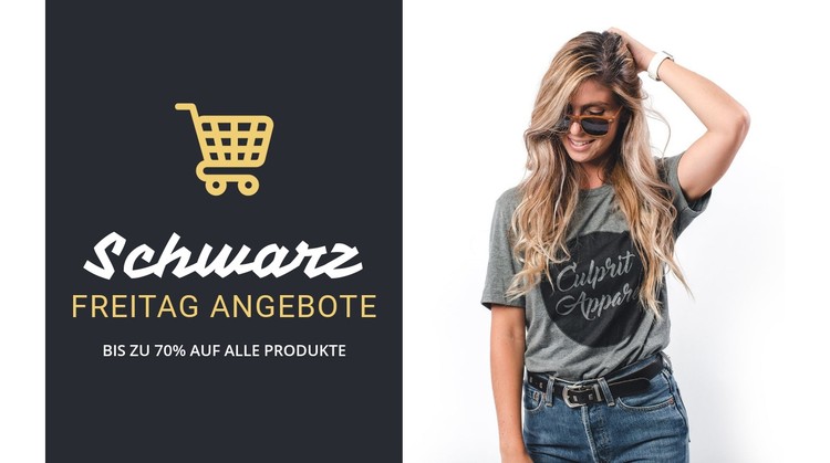 Die besten Black Friday Angebote CSS-Vorlage