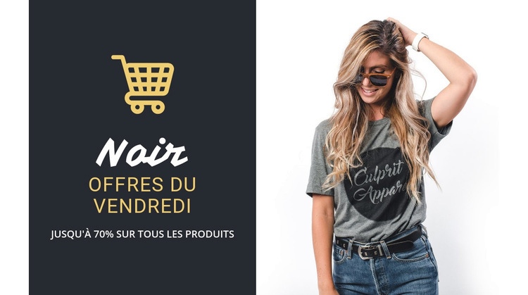 Les meilleures offres du Black Friday Conception de site Web