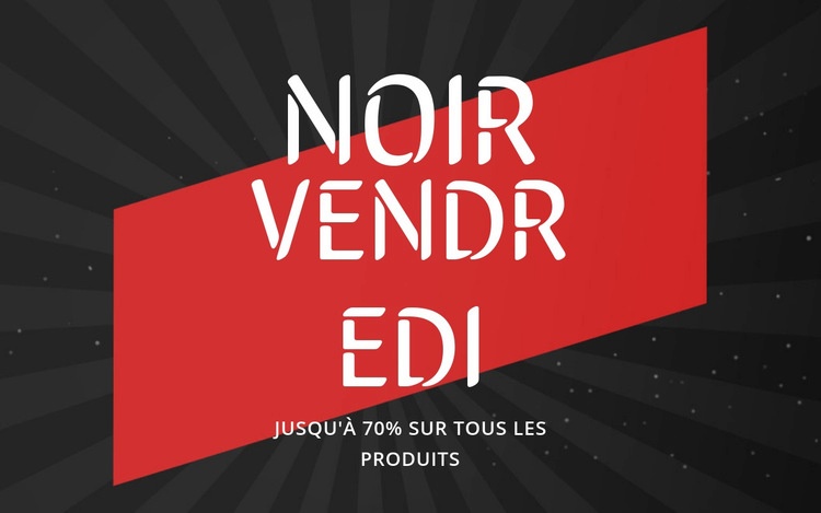 Profitez jusqu'à 70% sur tout Modèle HTML5